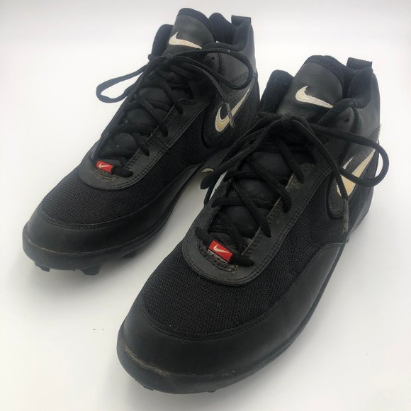 Nike Other - Black/White Nike Football Cleats, Men's Size 10.5/EUR 44.5